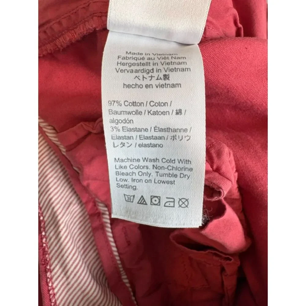 J Crew Womens Bermuda Shorts Salmon Size 2 Stretch